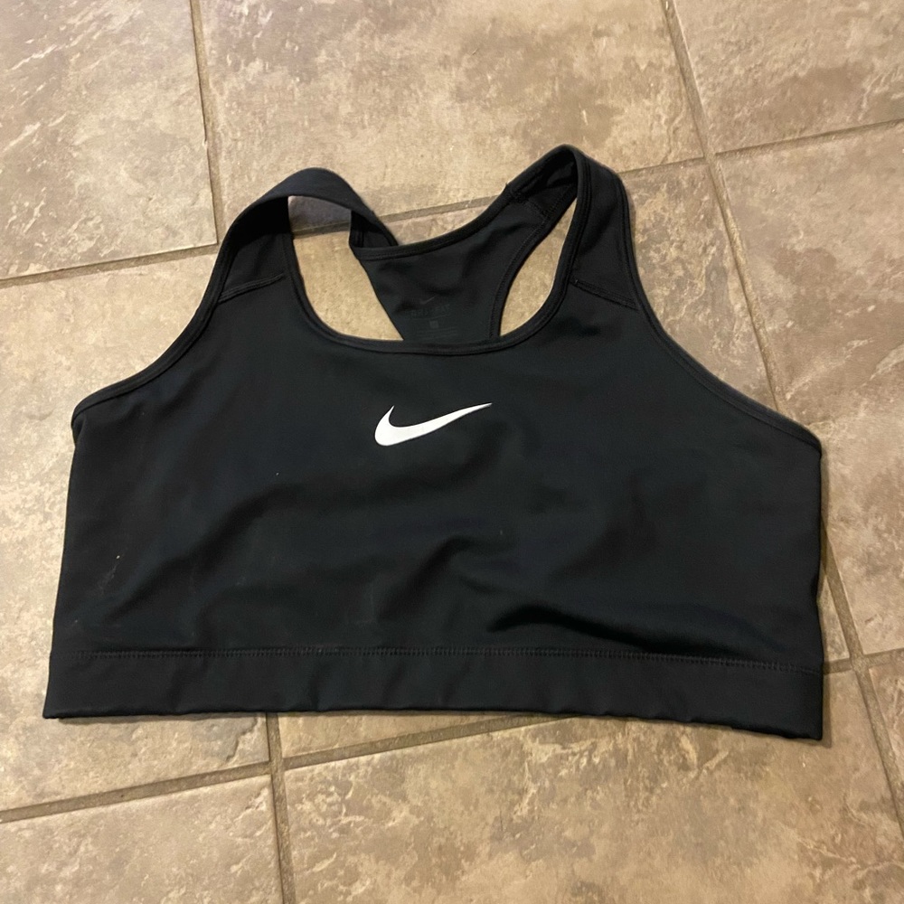 nike sports bra black